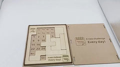 Wooden Perpetual Calendar Puzzle Decor