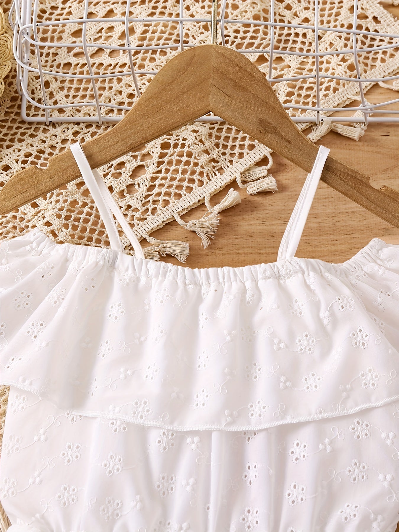 Girls Lace Off Shoulder Jumpsuit for Summer Holiday Party
