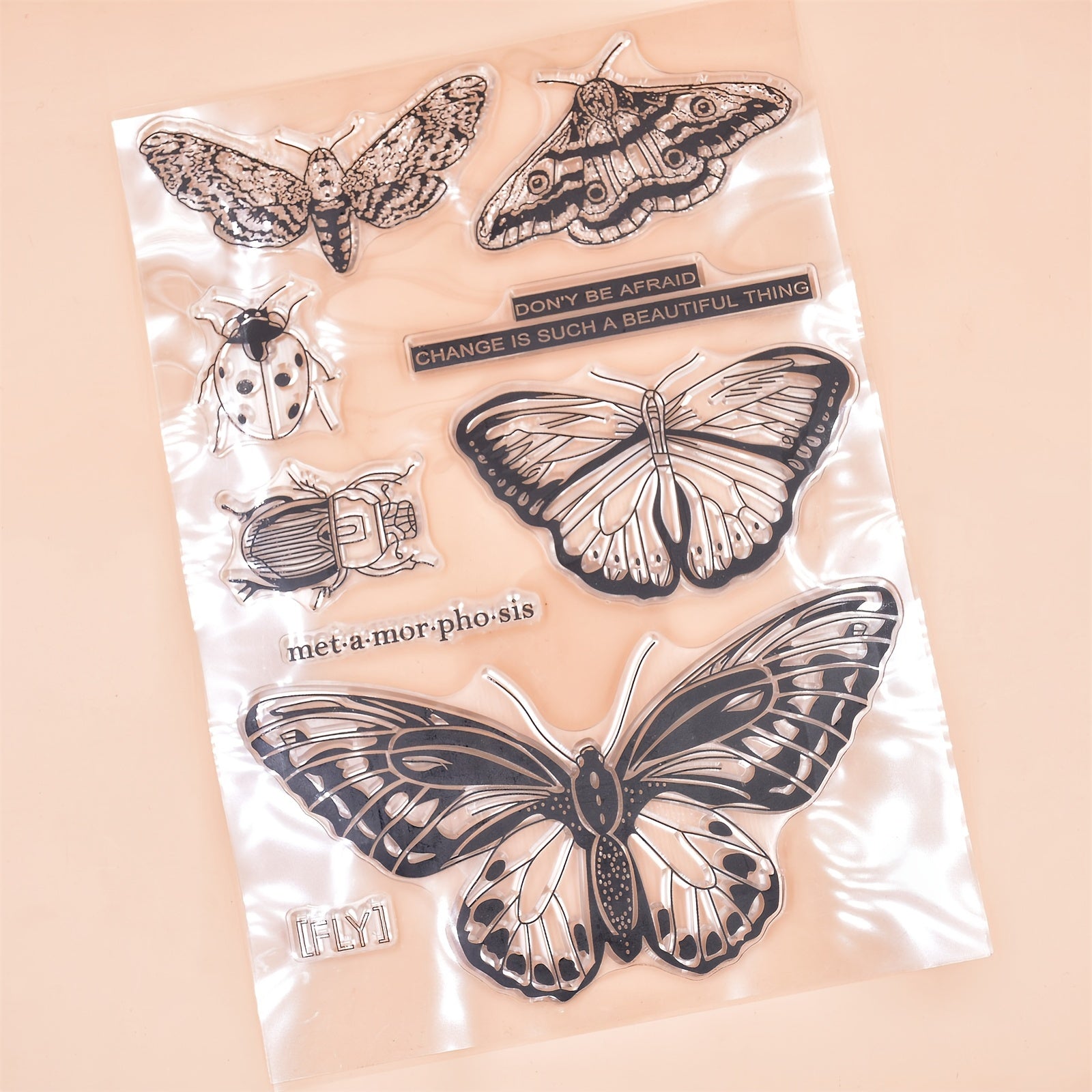 Butterfly Silicone Stamps for Crafting