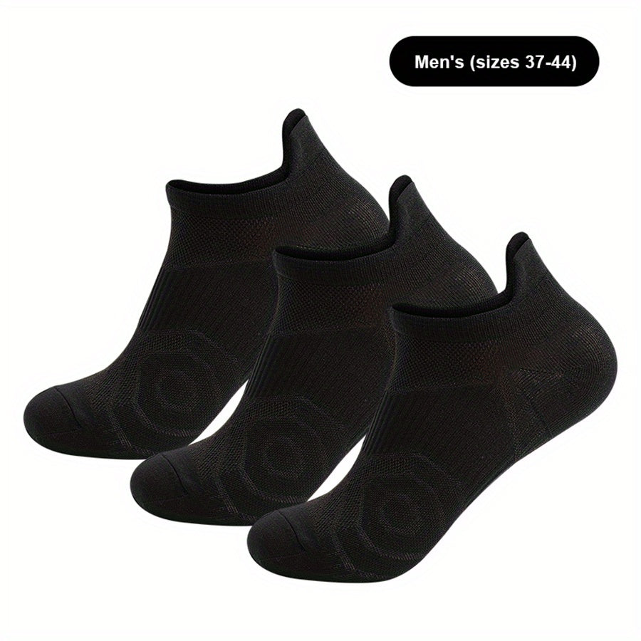 3 Pairs Sweat Absorbing Breathable Non Slip Socks For Outdoor Activities