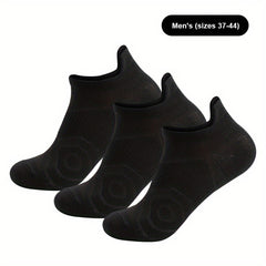 3 Pairs Sweat Absorbing Breathable Non Slip Socks For Outdoor Activities