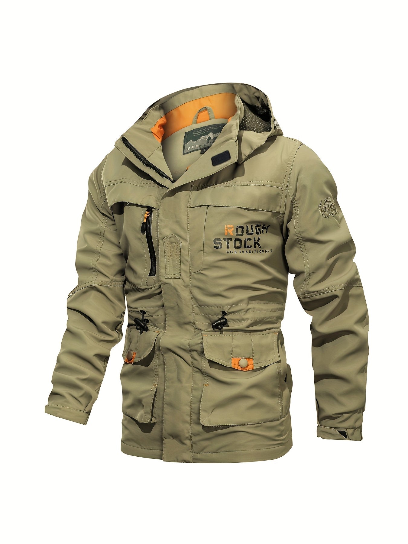 Men's Waterproof Hooded Coat for Outdoors