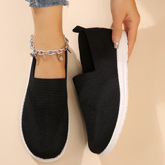 Breathable Knit Weaving Sneakers for Women