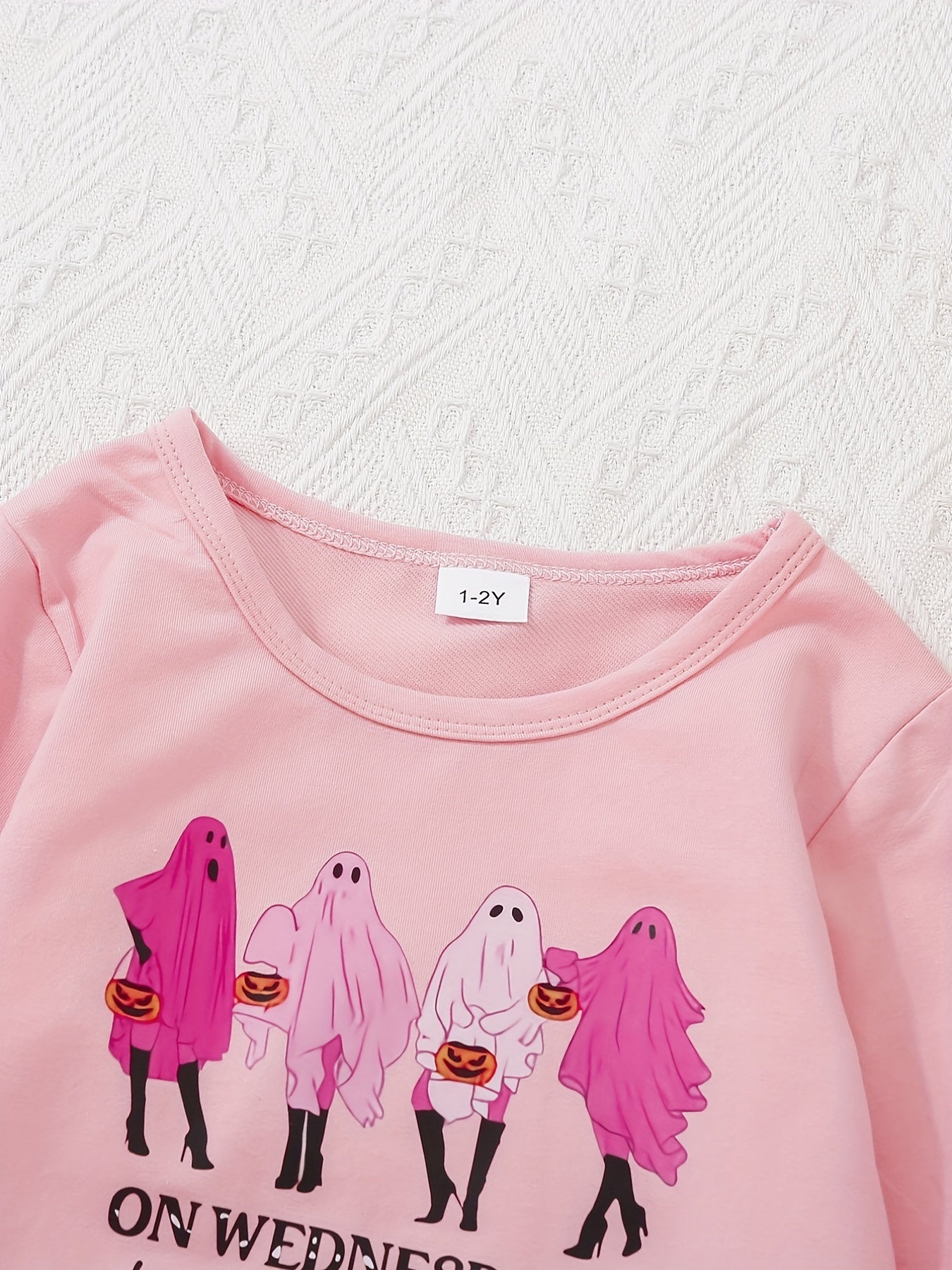 Halloween Baby Girls Sweatshirt Tops Cartoon Print Pullover
