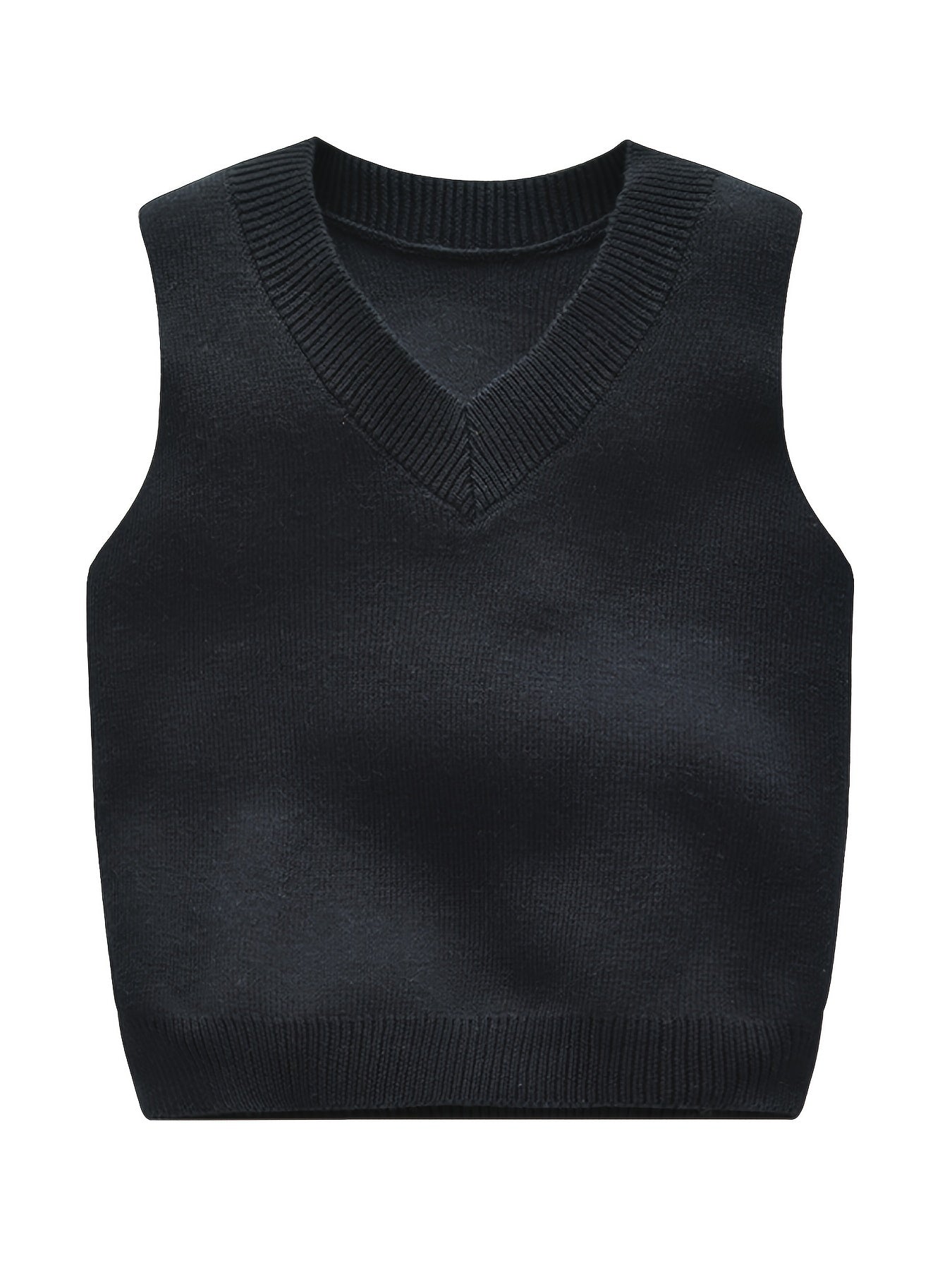 Boys Knit V neck Sweater Vest for Autumn