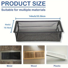 6pcs Floor Register Trap Air Vent Filter Mesh Catcher Vent Screen Net