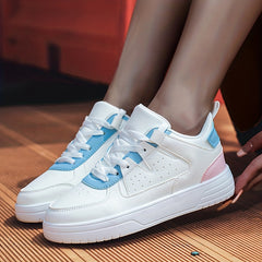 Thick Bottom Skate Shoes Lightweight Breathable Non Slip Sneakers