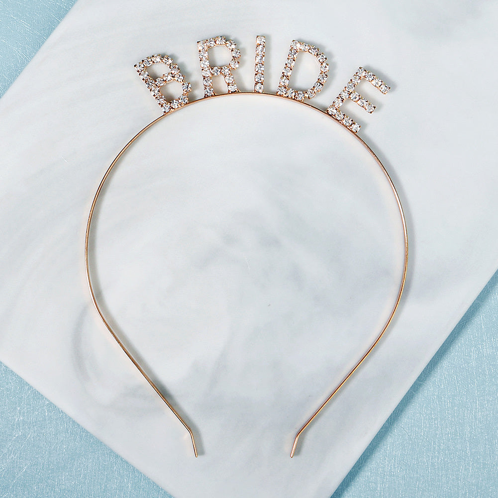Bride Rhinestone Hairband Headband Princess Tiara Wedding Birthday