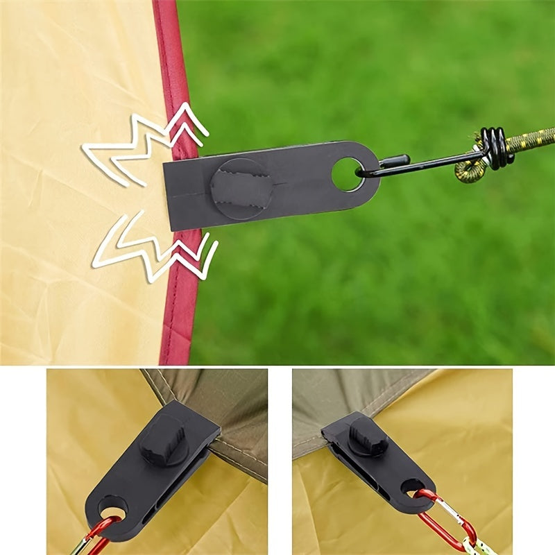 12pcs Plastic Tarpaulin Clip Set Swimming Pool Bungee Cord Clip