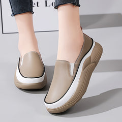Round Toe Comfort Walking Shoes Lightweight Flat Shoes