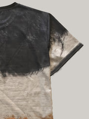 Men's Ox Print Stretch Sports T-shirt for Summer