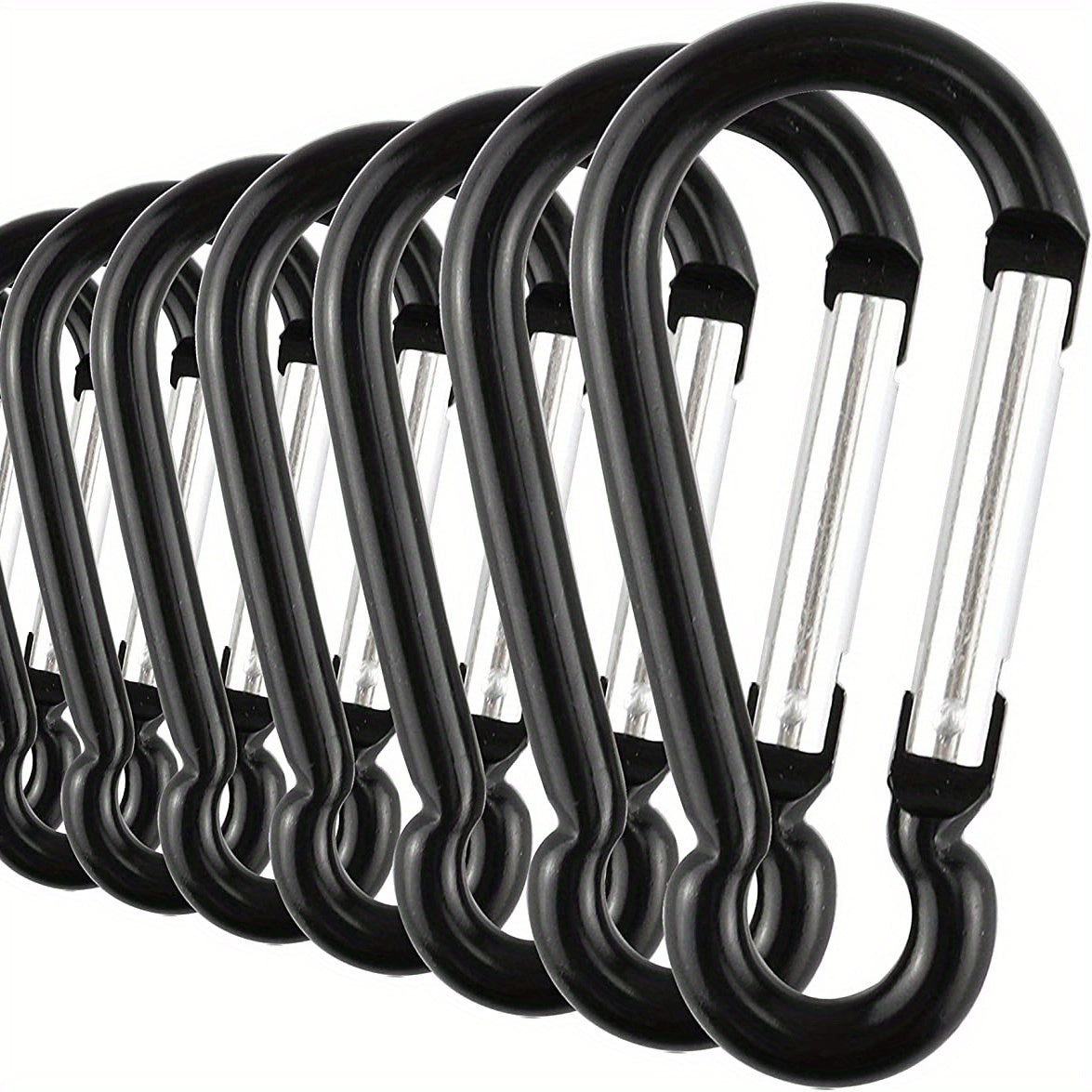 Aluminum Carabiner 1.7-Inch Spring Snap Hook Keyring