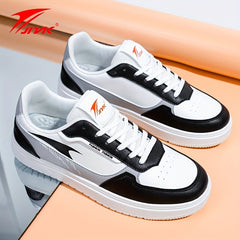 Men's Colorblock Lace-up Front Skate Shoes Sporty Outdoor Casual Sneakers