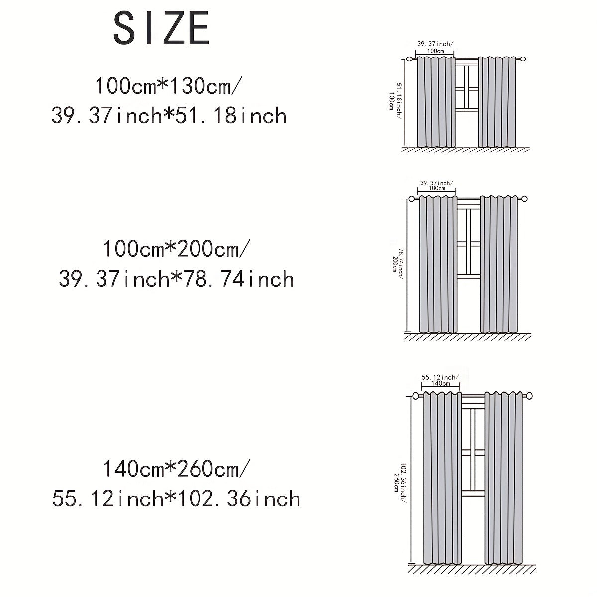 2 Panels Chiffon Sheer Curtains for Bedroom & Living Room