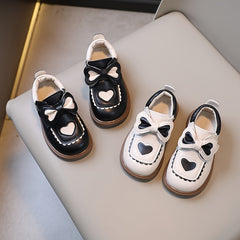 Girls' Bowknot Flat Shoes, Comfortable Non-slip Walking Shoes
