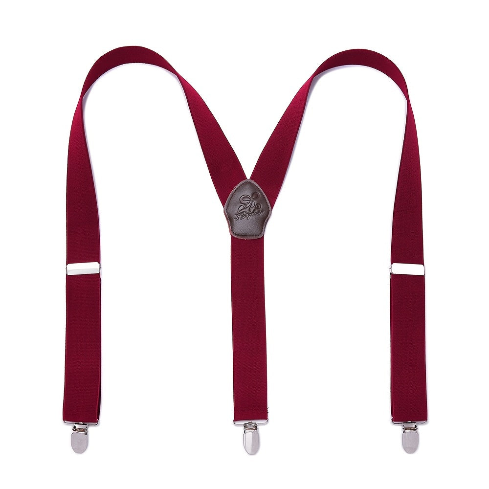 KANGDAI Men's Y Shaped Elastic 3 Clip Harness