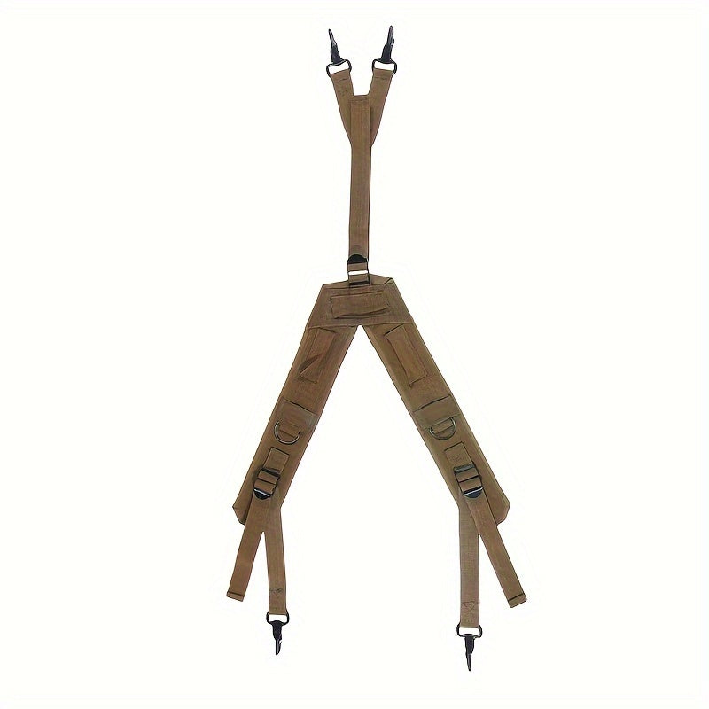 1pc Outdoor Belt with Double Shoulder Harness Chest Belt