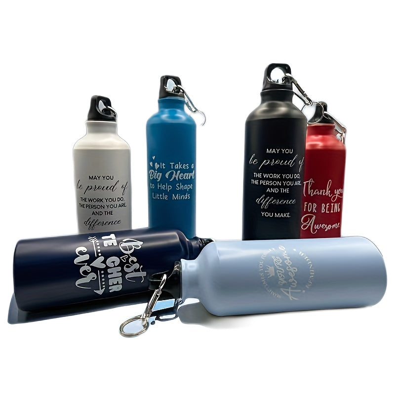 500ml Aluminum Water Bottle Reusable Lightweight Cup