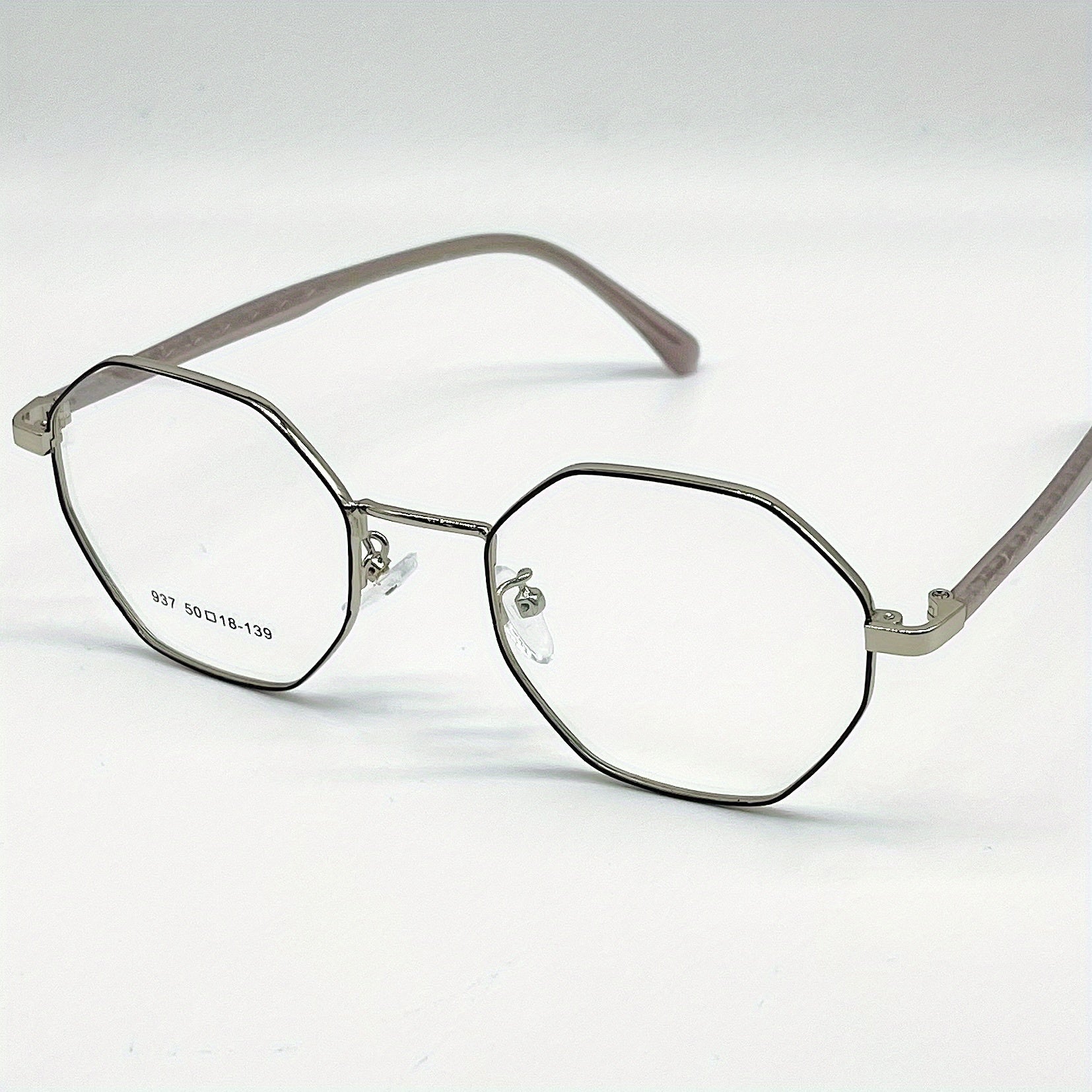 Irregular Metal Frame Glasses Anti-light for Men Student