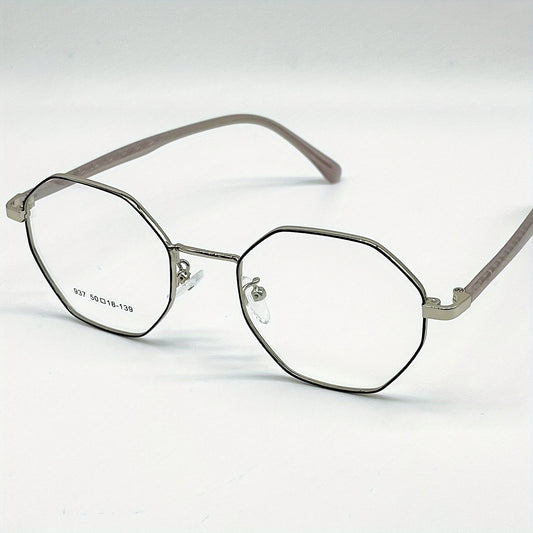 Irregular Metal Frame Glasses Anti-light for Men Student