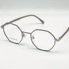 Irregular Metal Frame Glasses Anti-light for Men Student