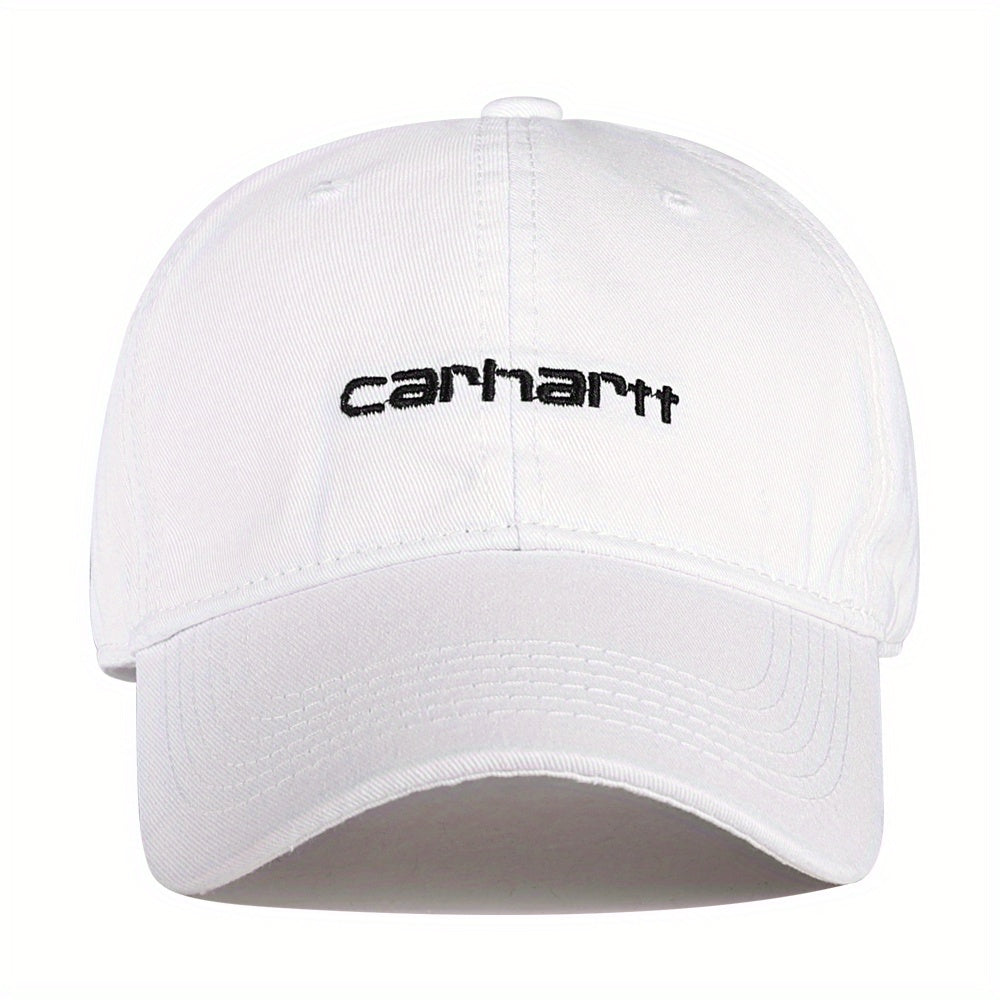 Classic Letter Embroidery Baseball Cap Solid Golf Dad Hats