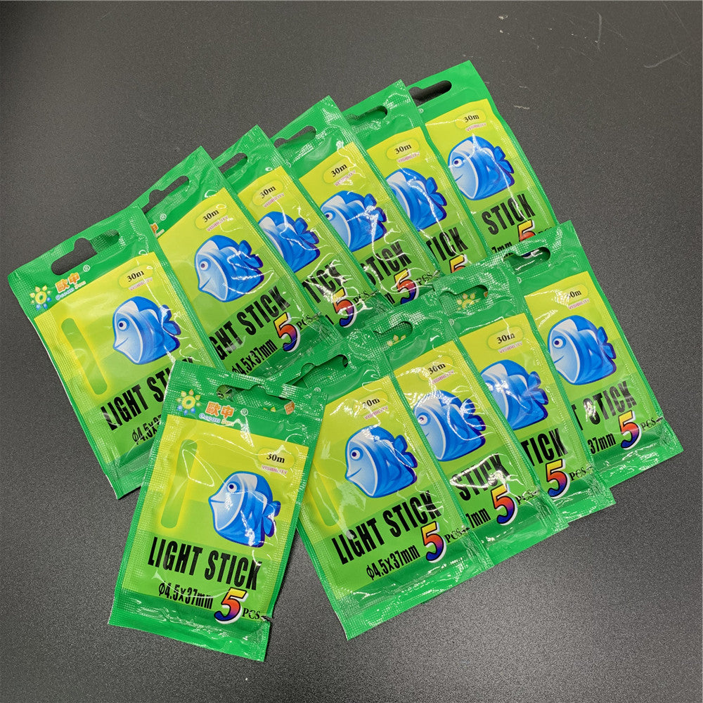 50pcs Glow Sticks for Brightening Your Fishing Rod at Night