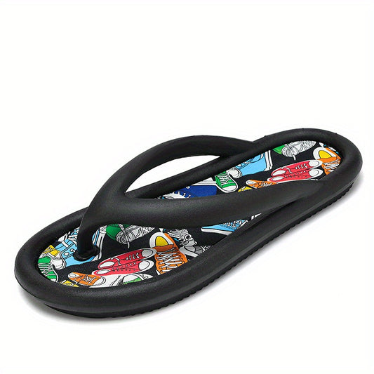 Men's Summer Flip Flops Lightweight Non Slip Thong Sandals