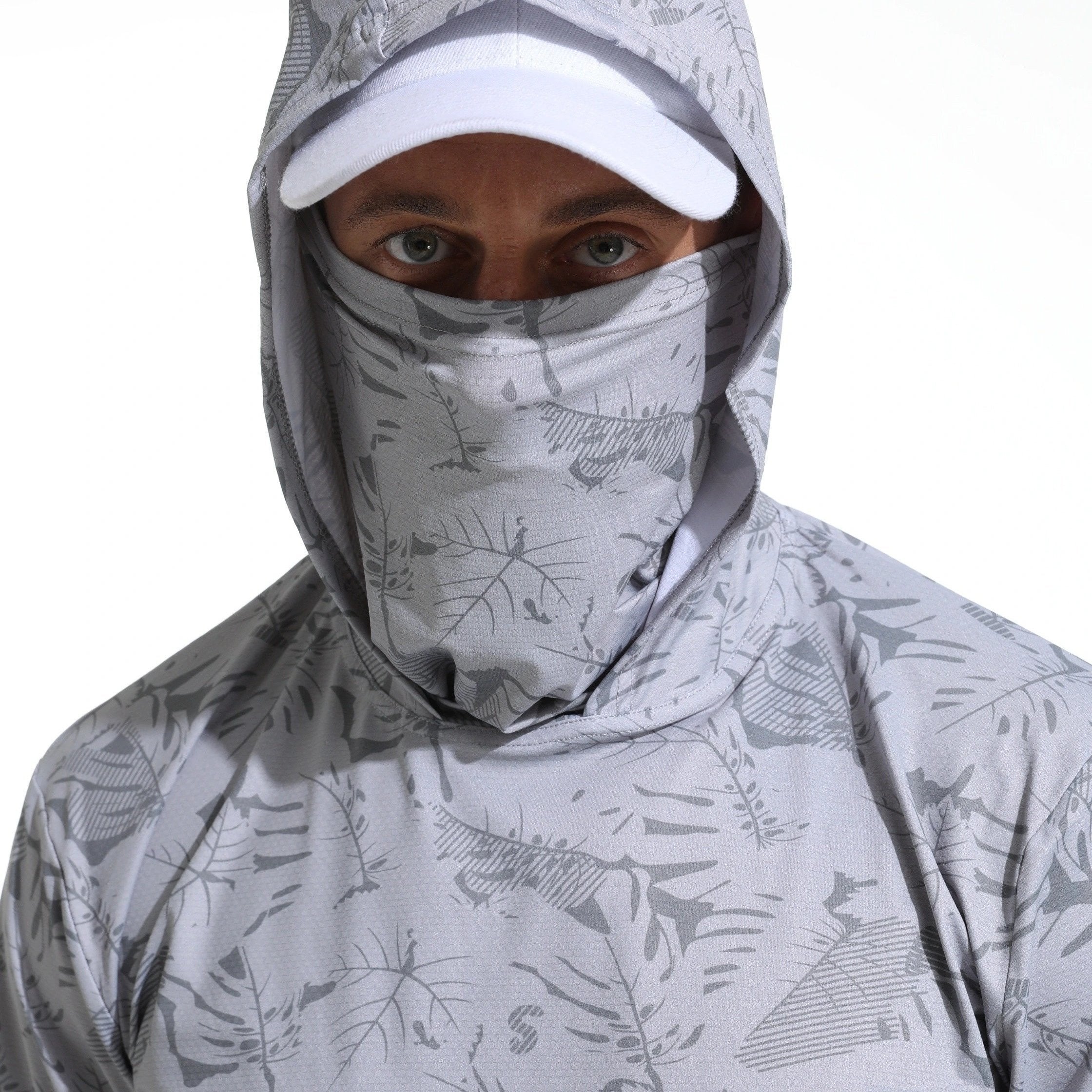 Print Men's Long Sleeve UV Protection Fishing Outwear