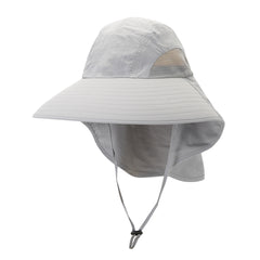 Wide Brim Mesh Bucket Hat Sun Visor Hats Oversize Camping Outdoor Fisherman Cap
