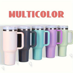40 Oz Stainless Steel Insulated Cup With Lid And Handle