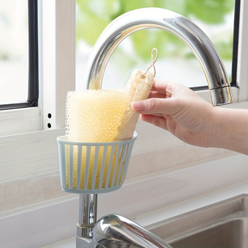 Sink Plastic Hanging Basket Faucet Rack Drainer Sponge Storage Rack