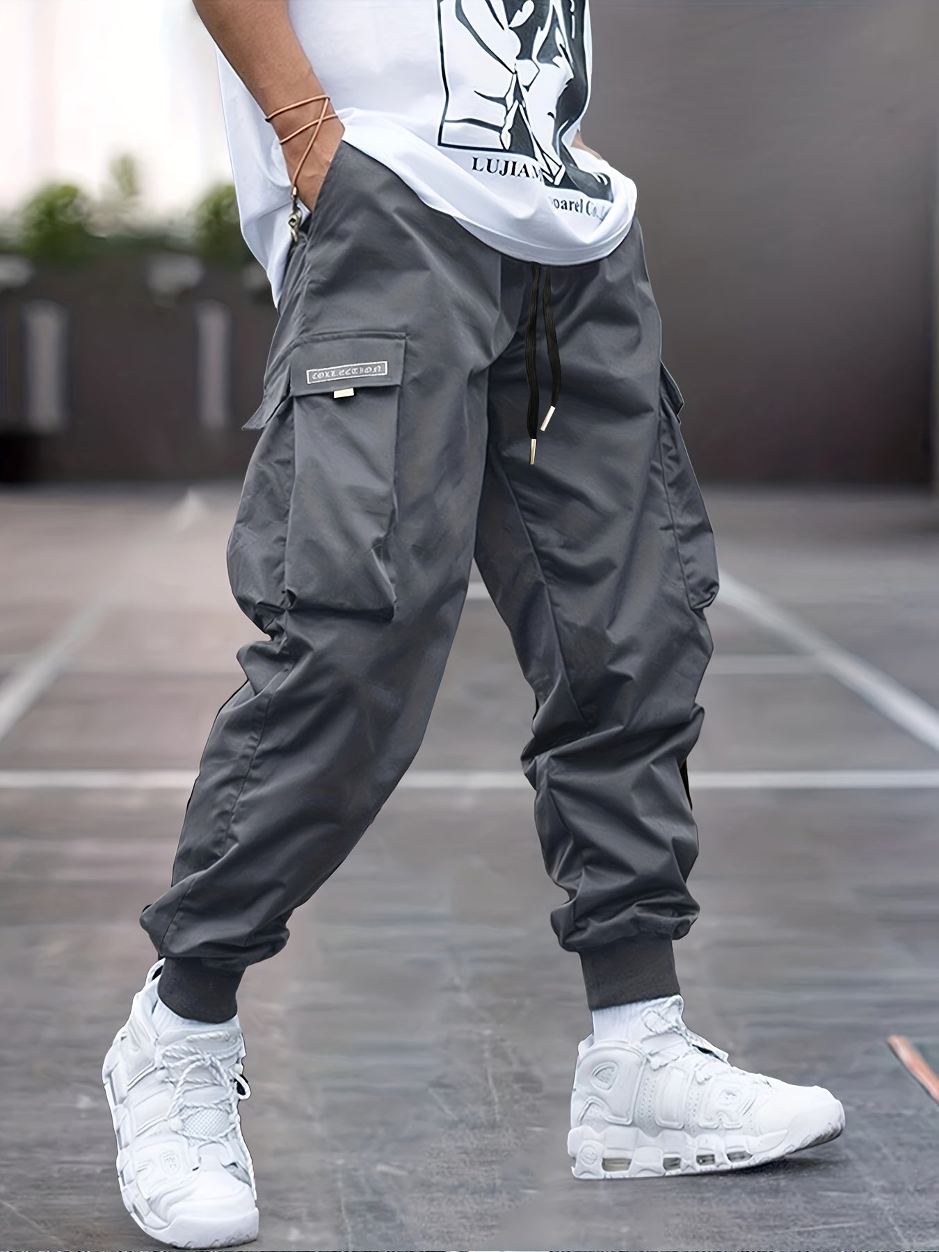 Men's Cargo Pants With Pockets Spring Autumn Outfits