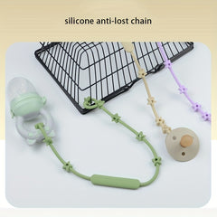 Stretchable Silicone Pacifier Chain for Baby Bottles Teethers