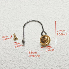 Mini Dollhouse Doorbell Ornament for 1:12 Furniture, Realistic Design