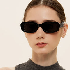 Rectangle Polarized Sunglasses UV400 Y2K Hiphop Glasses