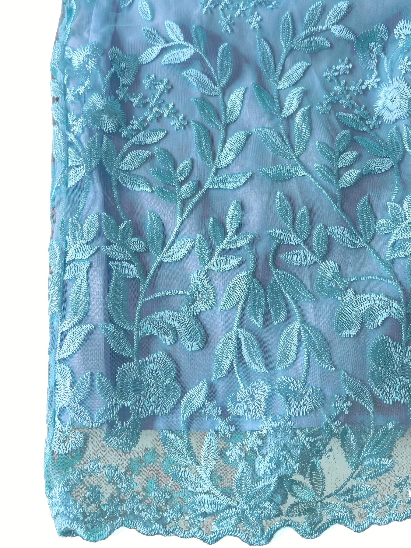 Floral Jacquard Layered Event Dress