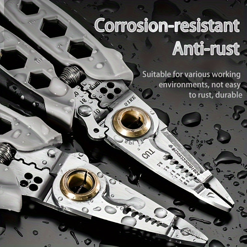Wire Stripper Multifunctional Cable Cutter Pliers