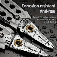 Wire Stripper Multifunctional Cable Cutter Pliers