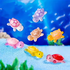 Glow in the Dark Turtle Set - Home Decor Car Accessories Fairy Garden Ornaments