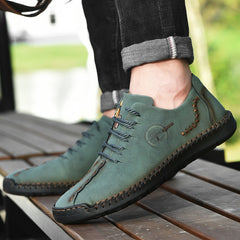 Men's Casual Slip-On Loafers PU Leather Shoes