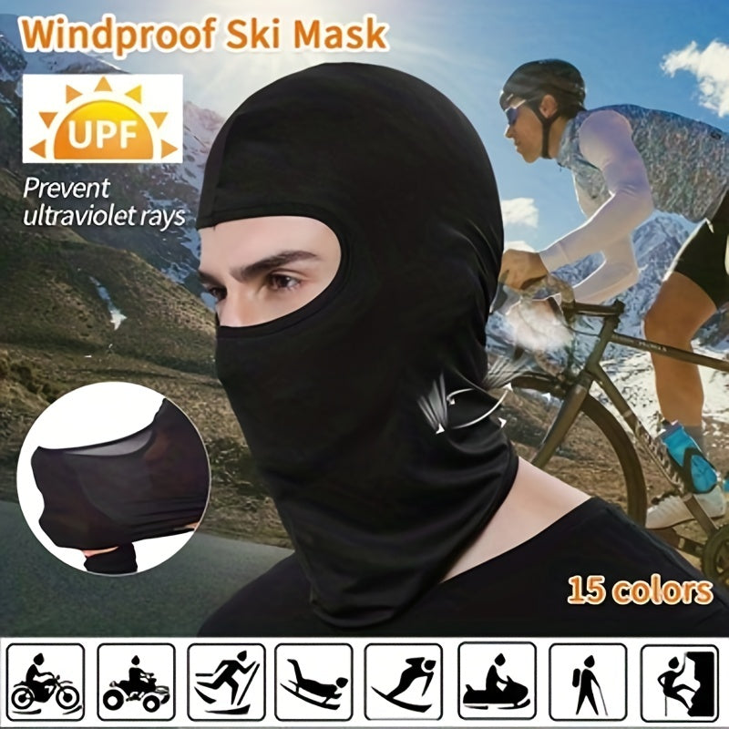 Ice Silk Face Mask Breathable Neck Cover Bandana Scarf UV Protection