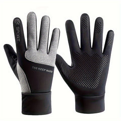 Waterproof Winter Gloves Touch Screen Warm Motorcycle Gloves Anti Slip