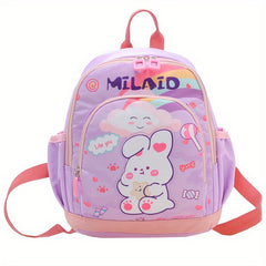 Kindergarten School Bag for 3-5yr Boys and Girls, Lightweight Cartoon Rabbit Bag