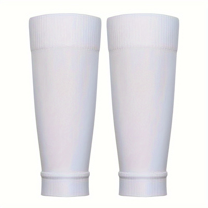 Men's Breathable Fitness Football Leg Cover&Anti Slip Socks Shin Guards