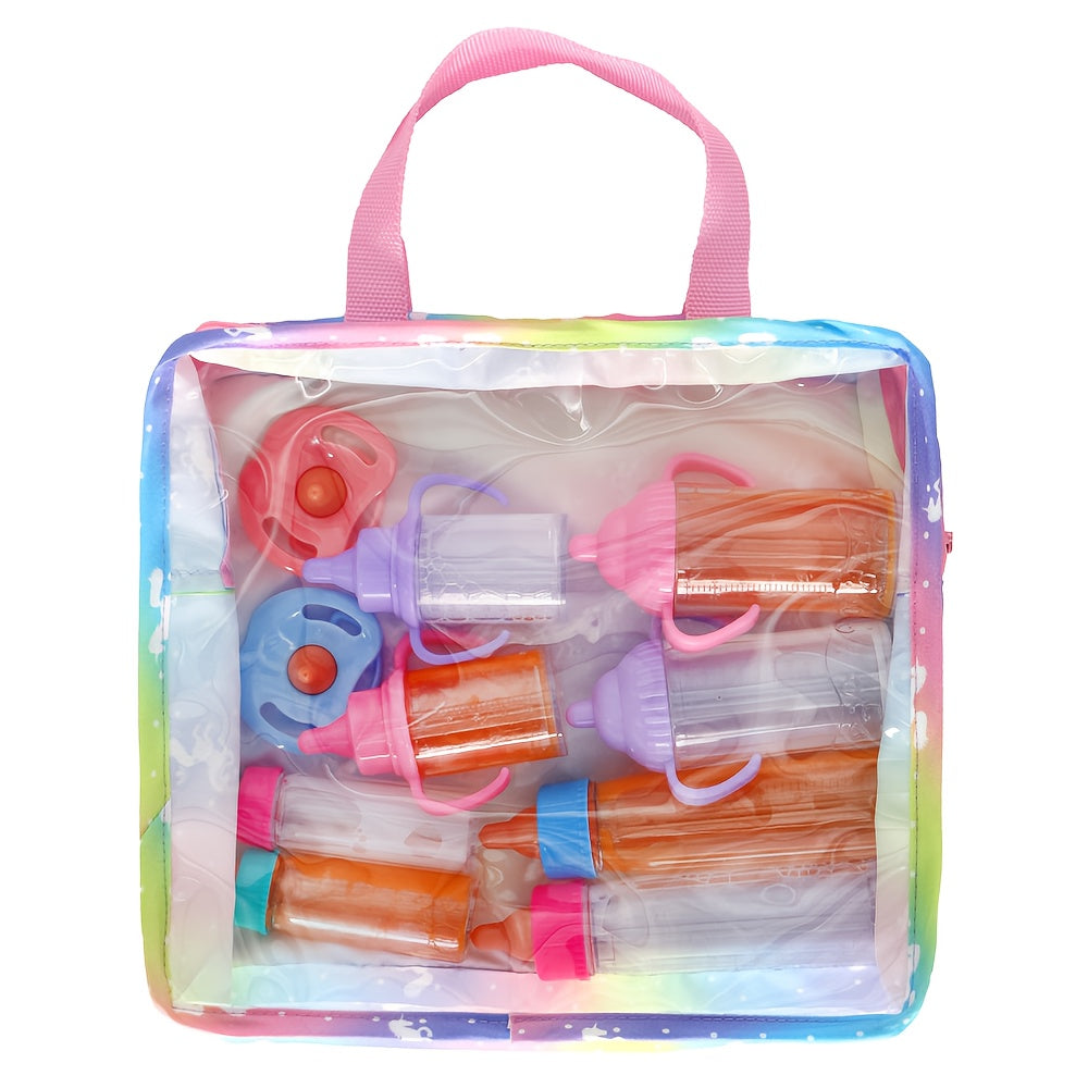 Rainbow Handbag & Accessories Set for 18 Inch Dolls