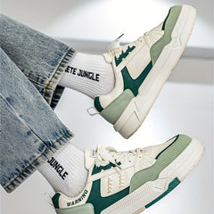 Men's Lace Up Skate Shoes Non Slip Sneakers