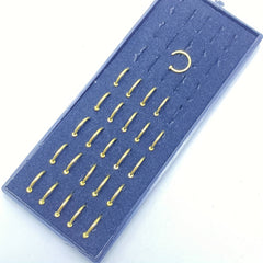 25pcs Box European and American Piercing Nose Nail Decoration