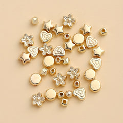1200pcs Small Hole Beads Face cut Beads CCB Set DIY Making Jewelry Bags