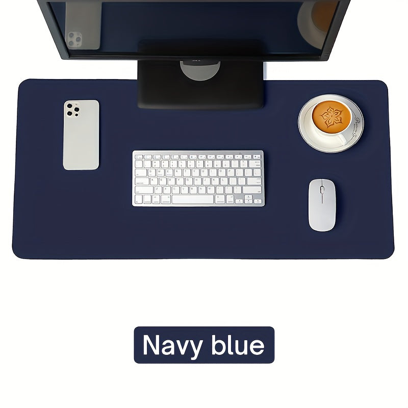 Large Size PU Leather Desk Protector Mat Waterproof Mouse Pad